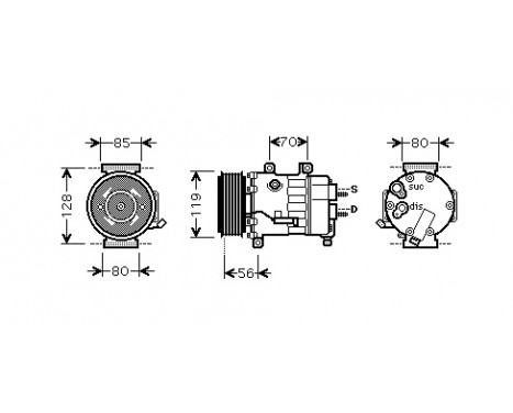 Compressor, air conditioning