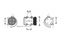 Compressor, air conditioning