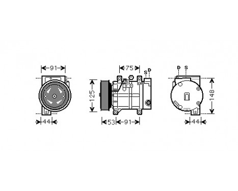 Compressor, air conditioning, Image 2