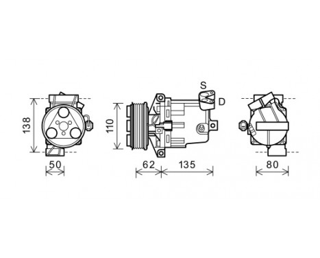 Compressor, air conditioning