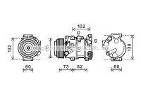 Compressor, air conditioning