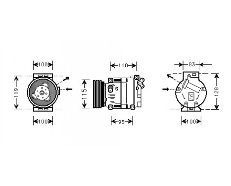 Compressor, air conditioning