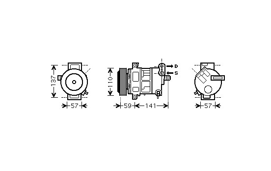 Compressor, air conditioning, Image 2