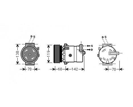 Compressor, air conditioning