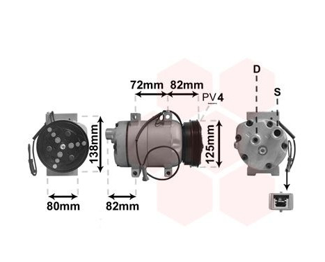 Compressor, air conditioning