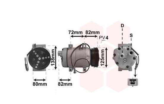 Compressor, air conditioning