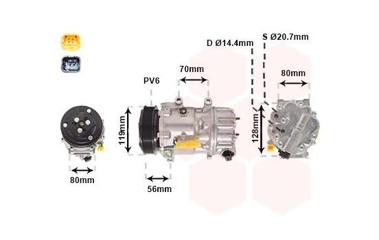 Compressor, air conditioning, Image 2