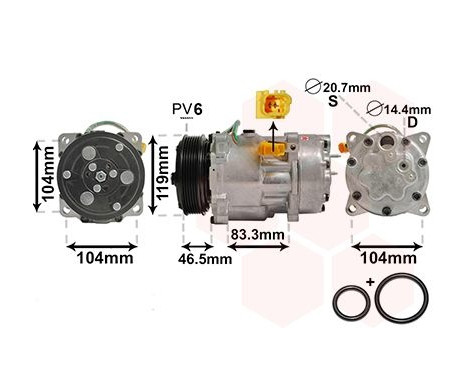 Compressor, air conditioning