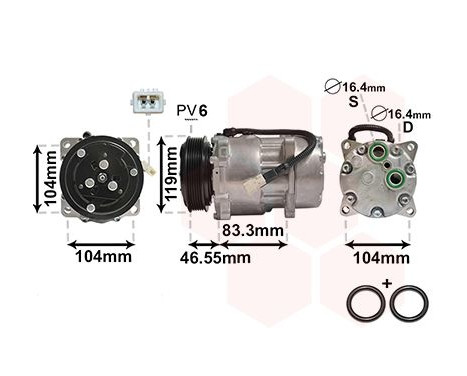 Compressor, air conditioning