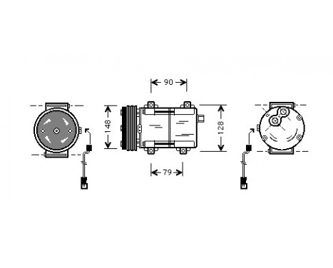 Compressor, air conditioning