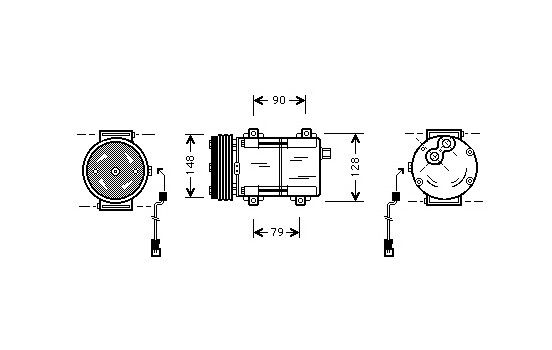 Compressor, air conditioning