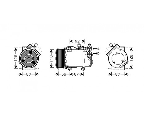 Compressor, air conditioning, Image 2