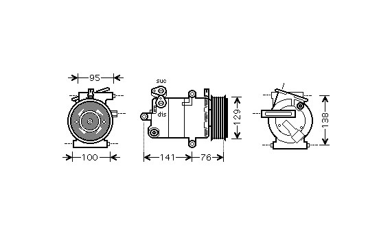 Compressor, air conditioning