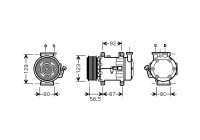 Compressor, air conditioning