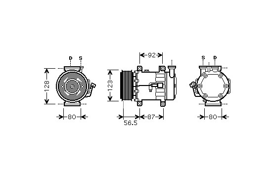 Compressor, air conditioning