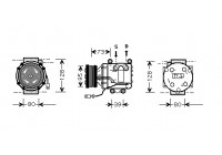 Compressor, air conditioning