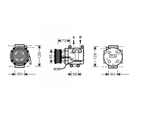 Compressor, air conditioning