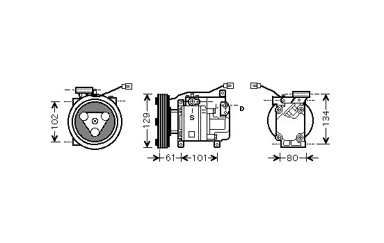 Compressor, air conditioning, Image 2