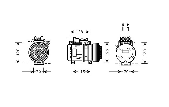 Compressor, air conditioning, Image 2