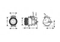 Compressor, air conditioning