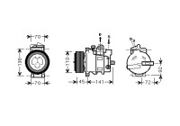 Compressor, air conditioning