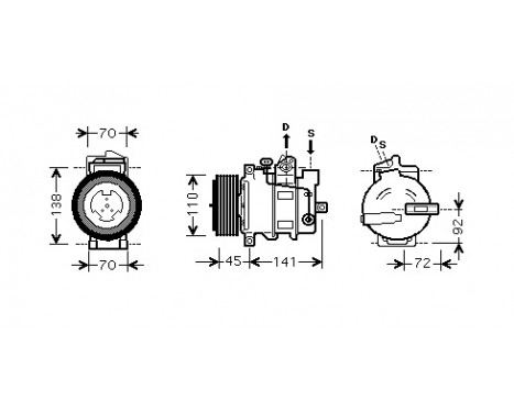 Compressor, air conditioning