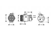 Compressor, air conditioning