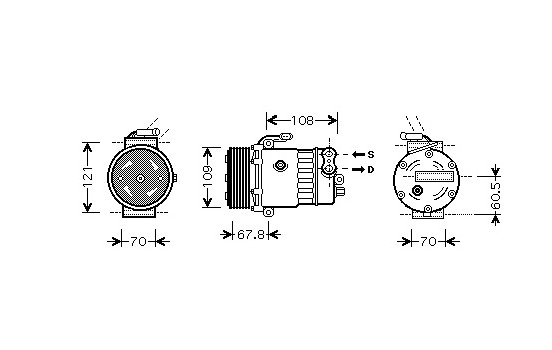 Compressor, air conditioning