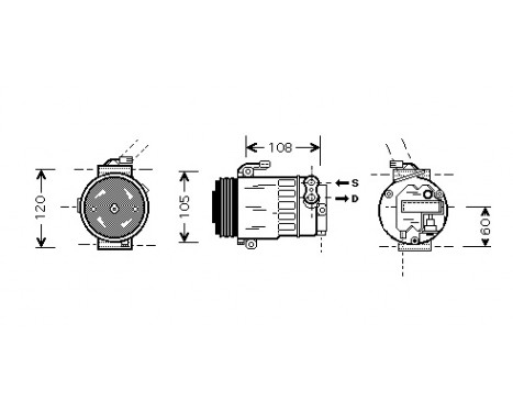 Compressor, air conditioning