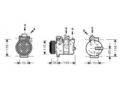 Compressor, air conditioning, Image 2