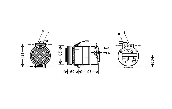Compressor, air conditioning