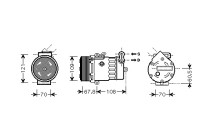 Compressor, air conditioning