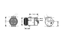 Compressor, air conditioning