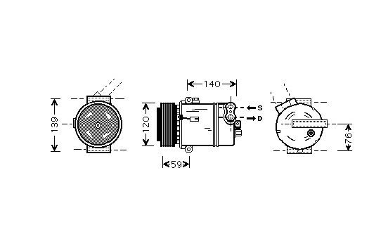 Compressor, air conditioning