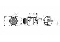 Compressor, air conditioning