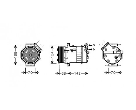 Compressor, air conditioning, Image 2