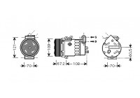 Compressor, air conditioning