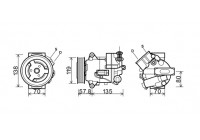 Compressor, air conditioning
