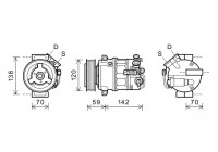 Compressor, air conditioning