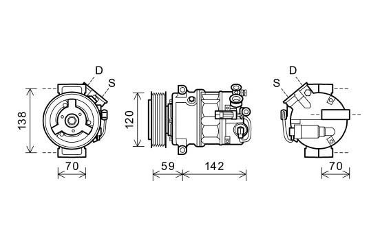 Compressor, air conditioning