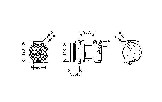 Compressor, air conditioning, Image 2