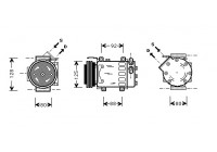Compressor, air conditioning