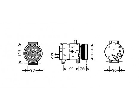 Compressor, air conditioning, Image 2