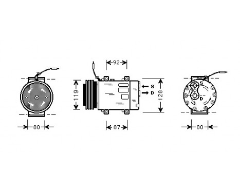 Compressor, air conditioning, Image 2