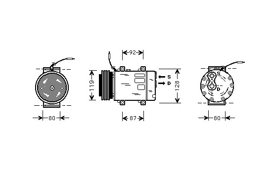 Compressor, air conditioning, Image 2