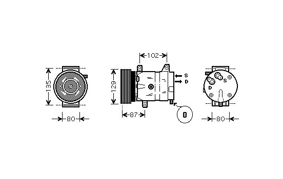 Compressor, air conditioning