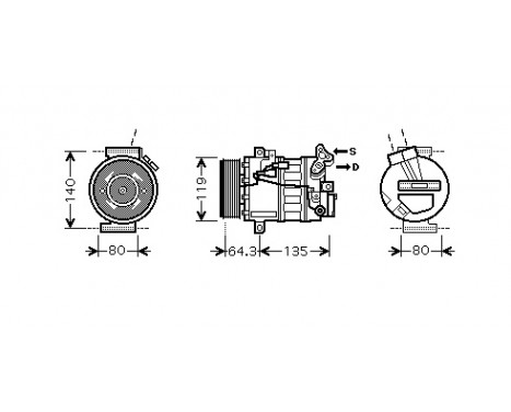 Compressor, air conditioning, Image 2