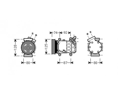 Compressor, air conditioning, Image 2