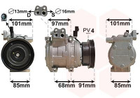 Compressor, air conditioning