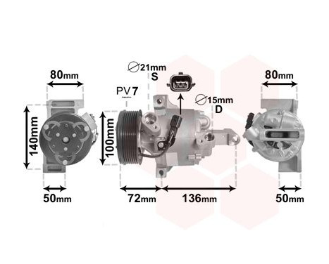 Compressor, air conditioning